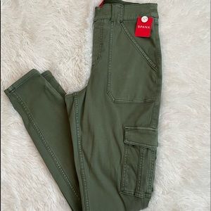NWT SPANX TALL CARGO JEAN LEGGINGS SZ LG
